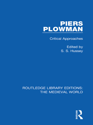 cover image of Piers Plowman